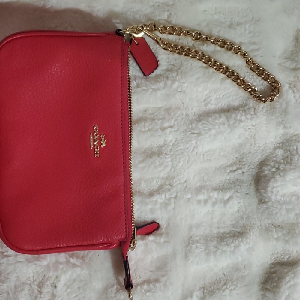 Coach wristlet clutch